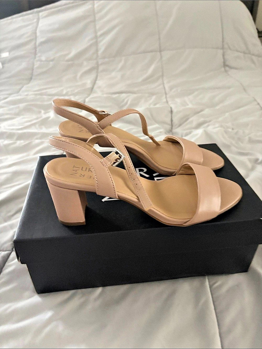 Naturalizer Bristol Heeled Sandals Pink US 8 Like New - Picture 4 of 5